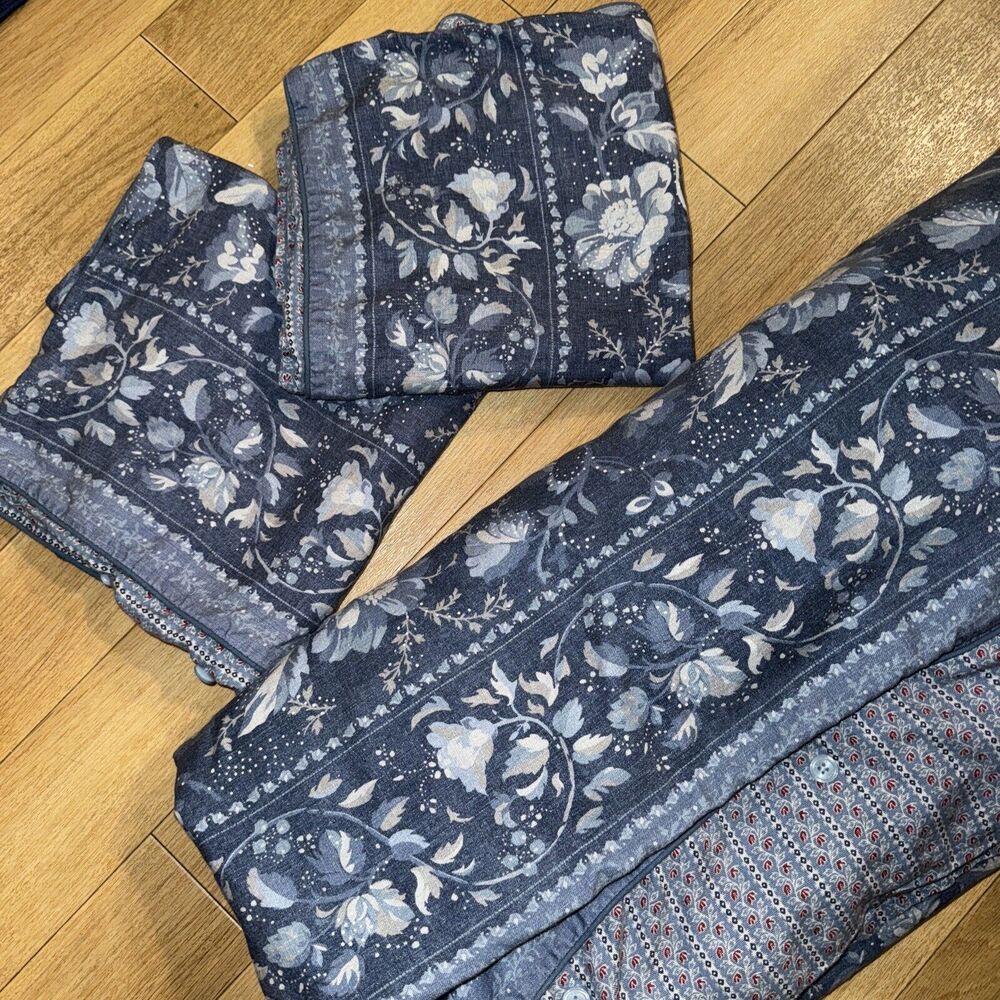 Ralph Lauren Blue Floral Duvet Cover Set